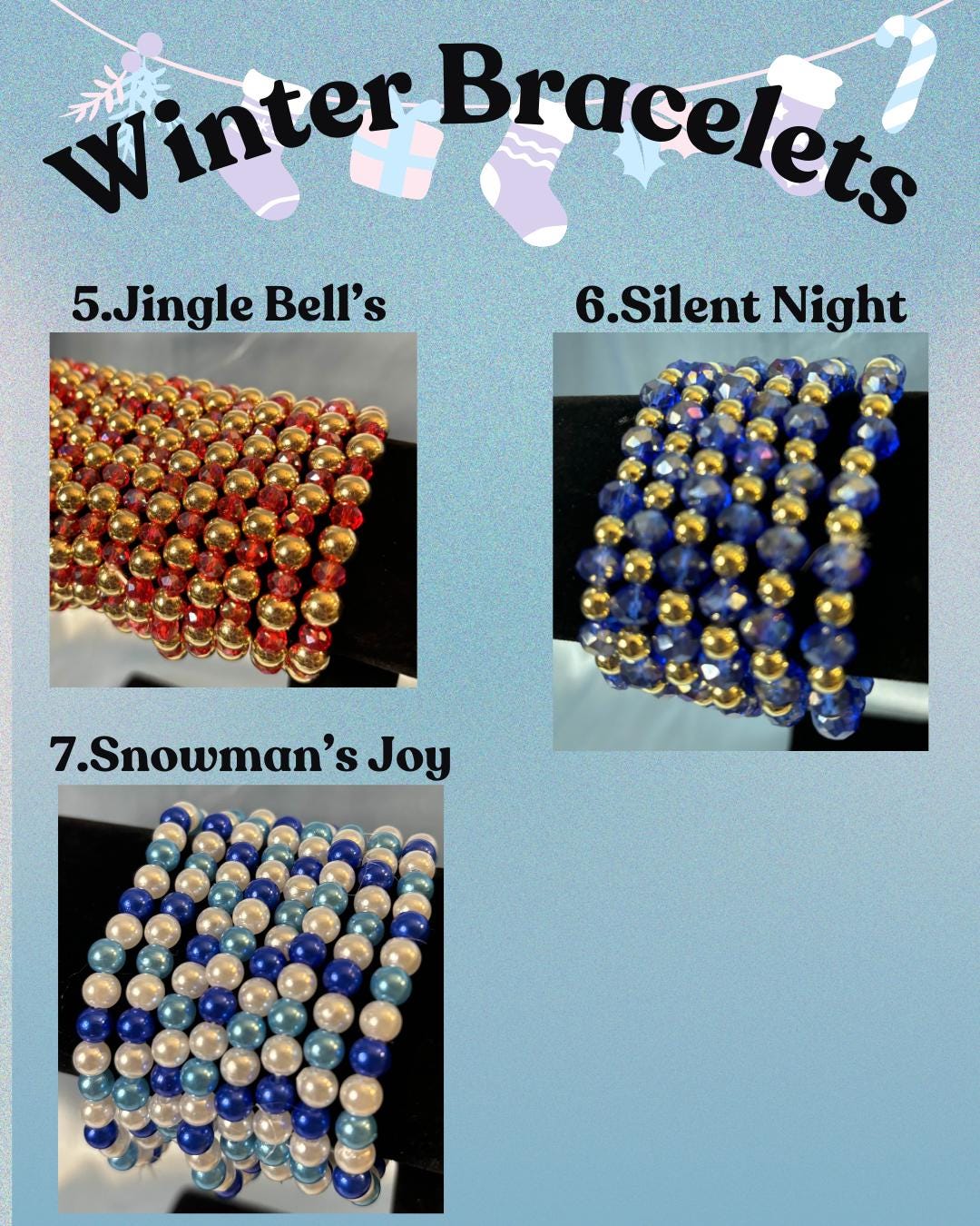 Elly's Winter Bracelet's